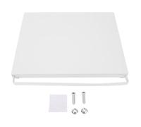 Plateau coulissant pour four à -ondes, étagère de rangement extractible avec tiroir coulissant, support pour appareils en acier au carbone pour économiser de l'espace dans la (Blanche)