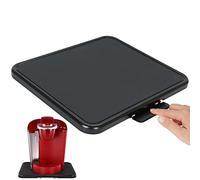 Plateau coulissant pour machine à café - Grand plateau à rouler sous l'armoire - Glissières mobiles pour mixeur, friteuse à air, grille-pain, mélangeur avec roues (35,8 cm de large x 30 cm de