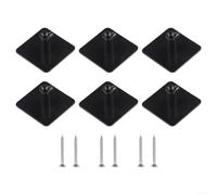 Plateau Coulissant Robot de Cuisine 6pcs - Support Accessoires Mixeur Anti-Rayures - Tapis de Mixeurs Silicone et ABS - Pour Kit-chen-aid Crochet à Pâte - Gain de Place Comptoir - Mat
