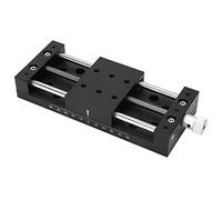 Plateau coulissant X en alliage d'aluminium, réglage fin, plate-forme de coupe manuelle, entraînement par engrenages de table, mouvement fluide de haute précision pour appareils