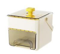 Plateau cube - Couvercle portable scellé pour refroidir les boissons | Cocktails boissons avec sodas, jus de fruits, yaourt, silicone anti-adhésif pour le stockage du congélateur, organisateur de