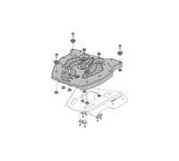 Plateau D’Adaptation SW-Motech Pour ALU-RACK Pour Valise Top Case Trax