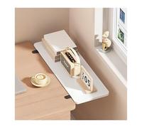 Plateau D’extension De Bureau, Table Pliante Murale, Support Pour Clavier Avec Pince Sans Perforation, Plateau Tiroir De Clavier Et Table Pliante Pour Salle À Manger(Blanc,50*20cm/19.7*7.9in)