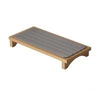 Plateau d'absorption de diatomite avec base en bois renforcé pour le séchage de l'évier et l'organisation du comptoir de cuisine de salle de bain