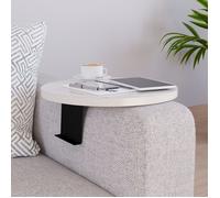 Plateau d'accoudoir de canapé Kuleskyd Ø 34 cm crème