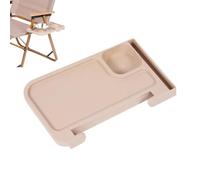 Plateau d'accoudoirs - Clip solide pour chaise - Accoudoir pour l'organisation - Plateau à bras - Pour télécommande, tasse, collation, ordinateur portable à la maison