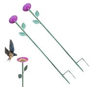 Plateau d'alimentation des oiseaux, support de mangeoire à oiseaux, Station d'alimentation du sol lourde, Écureuil Bird Bird Watcher Outdoor Yard Decor, petits animaux, support pour la terrasse de l'a