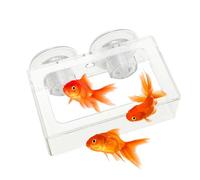 Plateau d'alimentation des poissons, mangeoire de poisson - Plat d'alimentation en aquarium sans glissement avec tasserie sous-traitance,Assiette d'alimentation lente en rotation, support d'alimentati