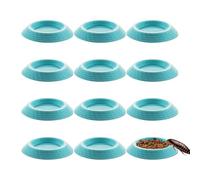 Plateau D'alimentation Pour Cafards Dubia - 1,34 X 1,02 X 0,2 Pouces, Paquet De 12 Bols D'enceinte, Plat D'alimentation Pour Cafards Dubia, Collemboles, Mille-pattes, Petits Invertébrés, Bol De Nourri