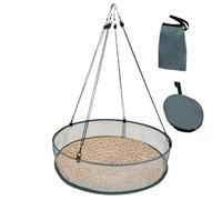 Plateau D'alimentation Pour Oiseaux - Plateau Récupérateur De grainess 50,8 X 10,5 Cm | Plateaux De semiss D’oiseaux | Cerceau De grainess Suspendu | Porte-déchets Colibri Haute Résistance, Gain