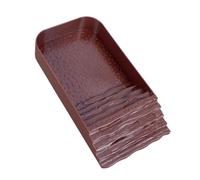 Plateau d'alimentation pour reptiles - Bol à eau pour tortue terrestre, piscine d'alimentation carrée | Accessoire multifonction pour habitat d'amphibien, durable, tuyau alimentaire sans pores en