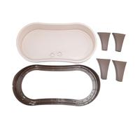 Plateau d'alimentation surélevé pour Animaux de Compagnie, Support de Bol | Protégez la colonne vertébrale du cou de votre animal de compagnie avec ce plateau de gamelle surélevé pour chien résistant