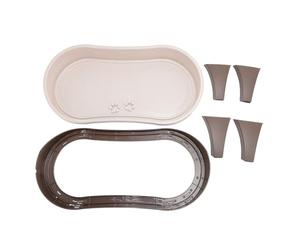 Plateau d'alimentation surélevé pour Animaux de Compagnie, Support de Bol | Protégez la colonne vertébrale du cou de votre animal de compagnie avec ce plateau de gamelle surélevé pour chien résistant