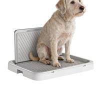 Plateau d'apprentissage De Toilette pour Chien - Bac De Propreté Étanche Anti-éclaboussures À - Porte-Alèse pour Chiot Et Animal De Compagnie,pour Maison Voyage Dortoir Appartement Chambre