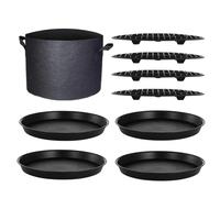 Plateau d'arrosage pour - Soucoupe Automatique en Tissu | d'irrigation Automatique à Goutte, Base pour jardinière Auto-irrigante | Germination du Balcon Parterre de Fleurs | pelouse