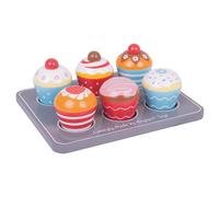 Plateau de 6 muffins en bois