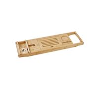 Plateau de Baignoire en Bambou Accessoires de Salle de Bain Bois Clair Lowes