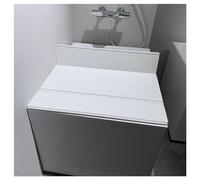 Plateau de baignoire pliable avec support de téléphone et tablette, housse isolante résistante à la chaleur, planche à poussière évolutive pour la plupart des baignoires