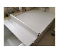 Plateau de baignoire pliable de 1 cm d'épaisseur, panneau isolant résistant à la poussière, supporte 10 kg, accessoire multifonction pour bain de lait et spa pour la relaxation et le confort