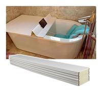 Plateau de baignoire pliable de luxe - 0,6 cm d'épaisseur - Panneau d'isolation anti-poussière multifonction pour spa, lecture et relaxation (66 x 85 cm)