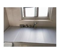 Plateau de baignoire pliable en PVC avec support de téléphone et tablette - Anti-poussière - Couvercle de spa multifonction - 80 x 135 x 1,2 cm