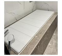 Plateau de baignoire pliable en PVC résistant à la poussière - Ajustement universel pour baignoires standard - Capacité de charge de 40 kg (80 x 135 x 1,2 cm) - Solution de rangement parfaite