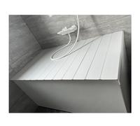 Plateau de baignoire pliable - Housse d'isolation multifonction et planche anti-poussière en PVC extensible pour spa de luxe, lecture et relaxation