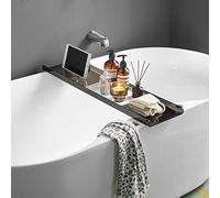 Plateau de Baignoire sur Supports de Baignoire pour la Baignoire élégante Caddy de Salle de Bain s'adapte à Toutes Les baignoires