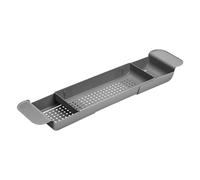 Plateau De Bain | Plateau de Baignoire Extensible, Tablette à Savon | Rangement pour Savon Et Shampooing, Organisateur À Drainage Rapide pour Appartement, Auberge, Hôtel, Salle De Bain, Relaxation
