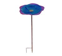 Plateau de bain pour oiseaux avec motif floral | Plateau de salle de bain avec échevêtrement de la terre : pour oiseaux sauvages du sol avec un animal ne fournit pas d'eau propre