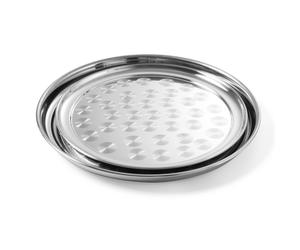 Plateau de banquet rond en acier, diamètre 40 cm - Hendi 480403