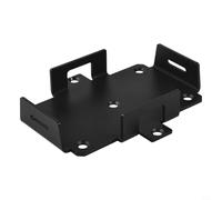 Plateau de batterie en aluminium robuste avec sangle de maintien sécurisée, compatible avec les batteries 6 V, 7-12 Ah et 12 V 6-15 Ah, support pré-percé pour bateau pour VTT