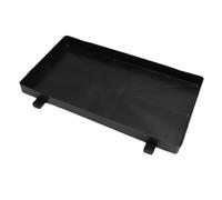 Plateau de Batterie Marine, Porte-batterie du Bateau ABS 12V avec Sangle de Maintien et 4 Vis pour les Remorques (Grande taille (37,4 x 18,9 x 6,7 pouces))