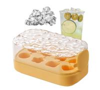 Plateau de blocs de glace, plateau de glace | Communiqué de presse du couvercle à l'épreuve des fuites avec un moule à glace de stockage - Économie d'espace lavable 8 grilles Coube congélateur Cube
