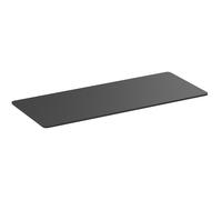 Plateau de bureau bords arrondis 180x75cm, carbone