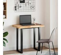 Plateau de Bureau en Acacia Massif Non Traité 60 x 50 x 4 cm Bois Brut | Bois d'acacia massif, surface brute personnalisable, usage polyvalent, entretien simple, aspect naturel unique