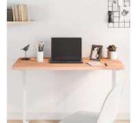 Plateau de bureau en bois de hêtre massif 100 x 50 x 2,5 cm - Surface de table de rechange, établi, bureau d'écriture durable, mobilier moderne pour bureau à domicile