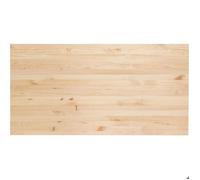Plateau de bureau en pin massif 120 x 60 x 1,8 cm