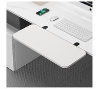 Plateau de bureau pliable extensible 70 x 24 cm Plateau d'extension pour clavier et bord de remplissage pour bibliothèque Idéal pour économiser de l'espace