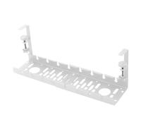Plateau de câbles sous le bureau - Longueur réglable - 40 à 52 cm - Peut contenir 9 kg - Pas de perçage nécessaire - Pour organiser des câbles rétractables