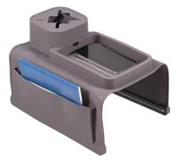 Plateau de canapé, accoudoir, en silicone, pour collations et boissons, table d'accoudoir amovible, antidérapante, polyvalente, pliable, avec poches latérales pour tasse, téléphone, tablette,