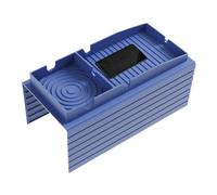 Plateau de canapé amovible - 43 x 34 x 4 cm - Support pour bras de canapé - Organiseur de tasse en silicone anti-glissement - Table à goûter avec stockage à distance - Canapé portable pour la maison