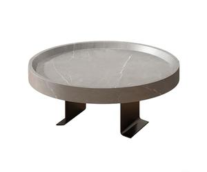 Plateau de canapé en bois à clipser, support réglable de 5 à 25,5 cm pour boissons, collations, serveur latéral stable pour canapé, salon, camping-car, gain de place (gris)