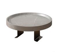 Plateau de canapé en bois avec pieds de support en métal pour boissons, collations, télécommande sur canapé ou sectionnel (gris)