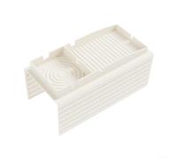 Plateau de canapé en silicone - Solution de rangement pratique pour les amateurs de canapé (blanc)