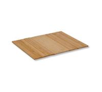 Kesper Plateau de canapé 58823 Bambou certifié FSC pliable résistant à l'eau Marron 42 x 34 cm