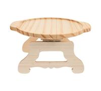Plateau de Canapé Rond en Bambou, Pliable, Stable et Portable pour Maison | Design Simple, Forme Ronde, Usage Lit ou Banquette, Pratique pour Poser Repas, Livres et Accessoires