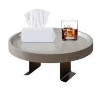 Plateau De Canapé, Tablette Pour Accoudoir De Canapé, Porte-Gobelet À Clip Ajustable Pour Boisson Téléphone Télécommande Dans Salon Chambre Appartement Table