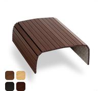 Plateau de canapé Tuko Accoudoir Flexible Bambou - Marron
