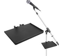Plateau de carte son - Accessoire de pupitre réglable, support à clipser | Plateforme multifonction amovible avec support, plateau de rangement utilitaire pliable pour studio d'enregistrement